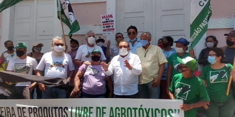 Deputado Inácio Loiola participa de ato contra a pulverização aérea de agrotóxicos em Alagoas