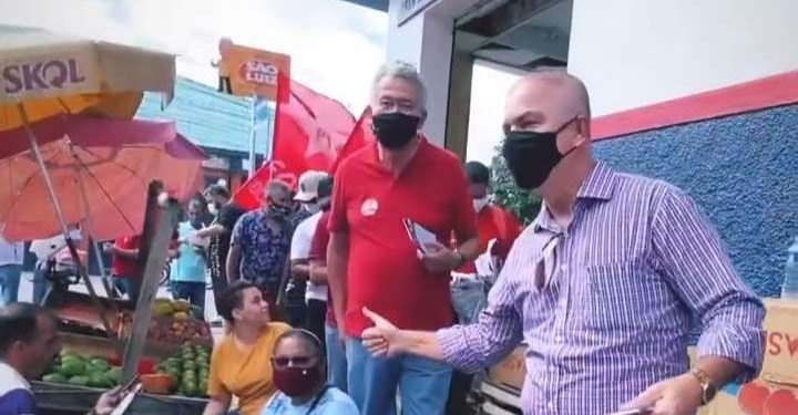 Deputados Paulão e Ronaldo Medeiros participam de mobilização em Arapiraca